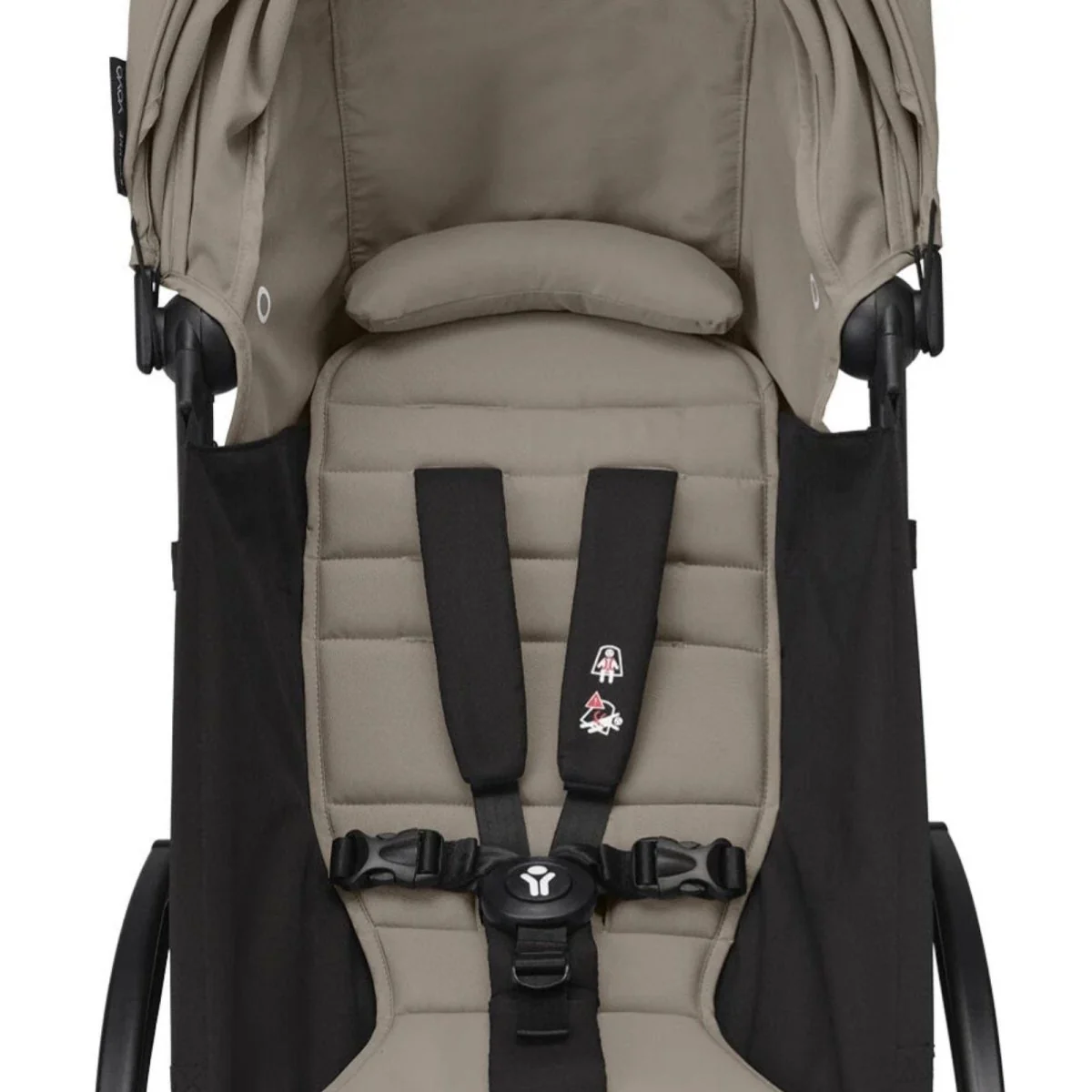 Stokke YOYO³ Stroller 6+ months - 6+ Taupe Color Pack & Black Frame - Image 5