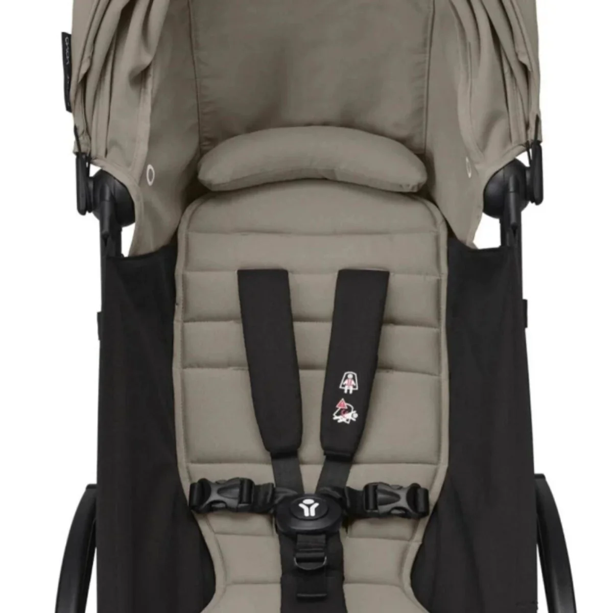 Stokke YOYO³ Stroller 6+ months - 6+ Taupe Color Pack & White Frame - Image 2