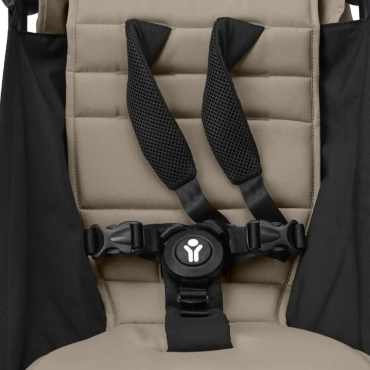Stokke YOYO³ Stroller 6+ months - 6+ Taupe Color Pack & White Frame - Image 3