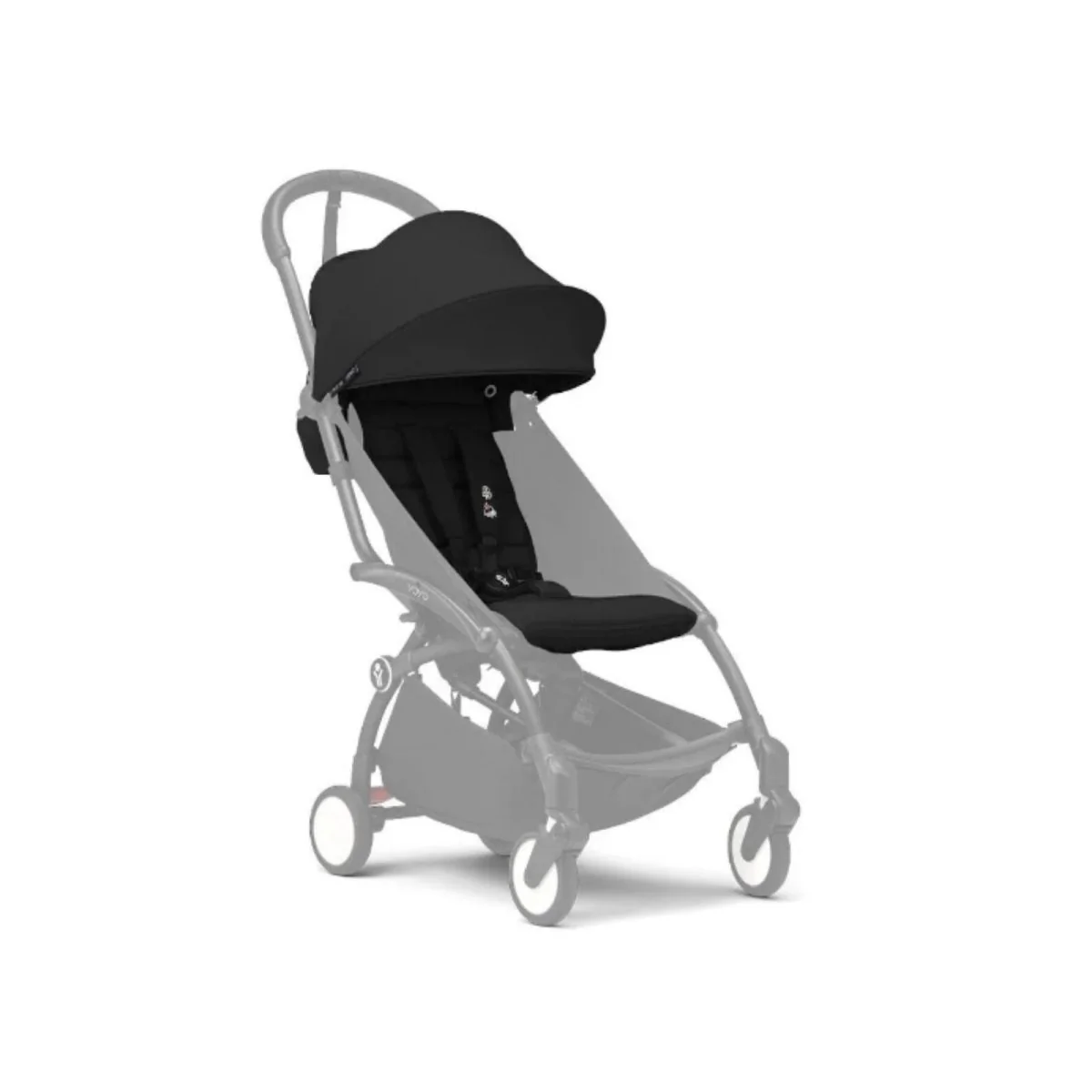 Stokke YOYO³ Stroller for Siblings - Black Color Pack & Black Frame - Image 2