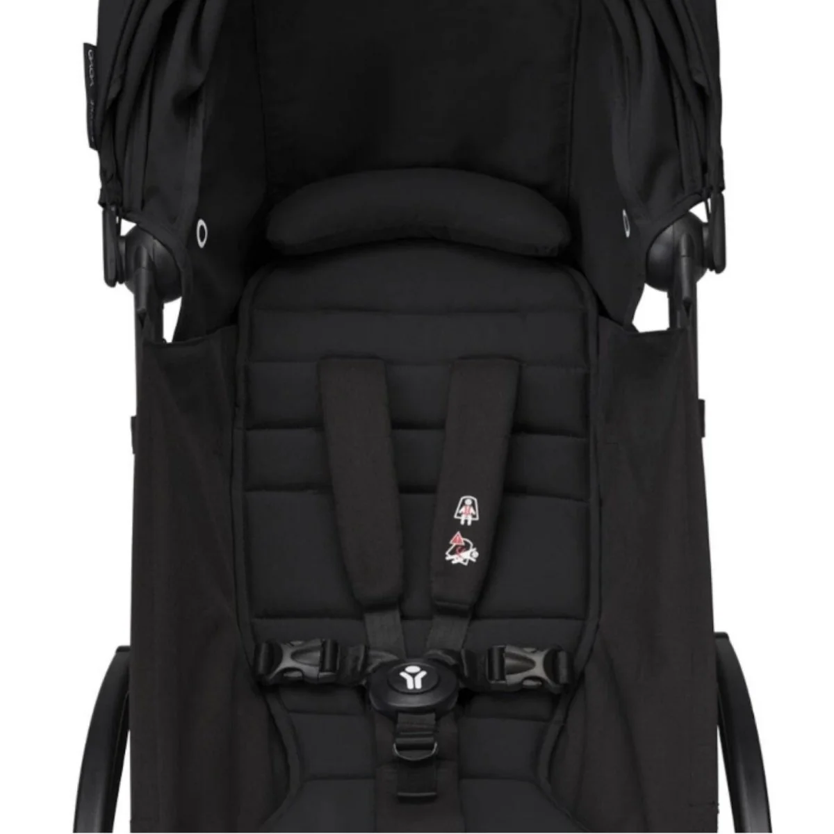 Stokke YOYO³ Stroller for Siblings - Black Color Pack & White Frame - Image 4