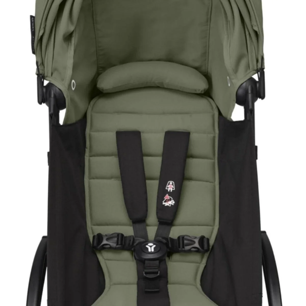 Stokke YOYO³ Stroller for Siblings - Olive Color Pack & White Frame - Image 4