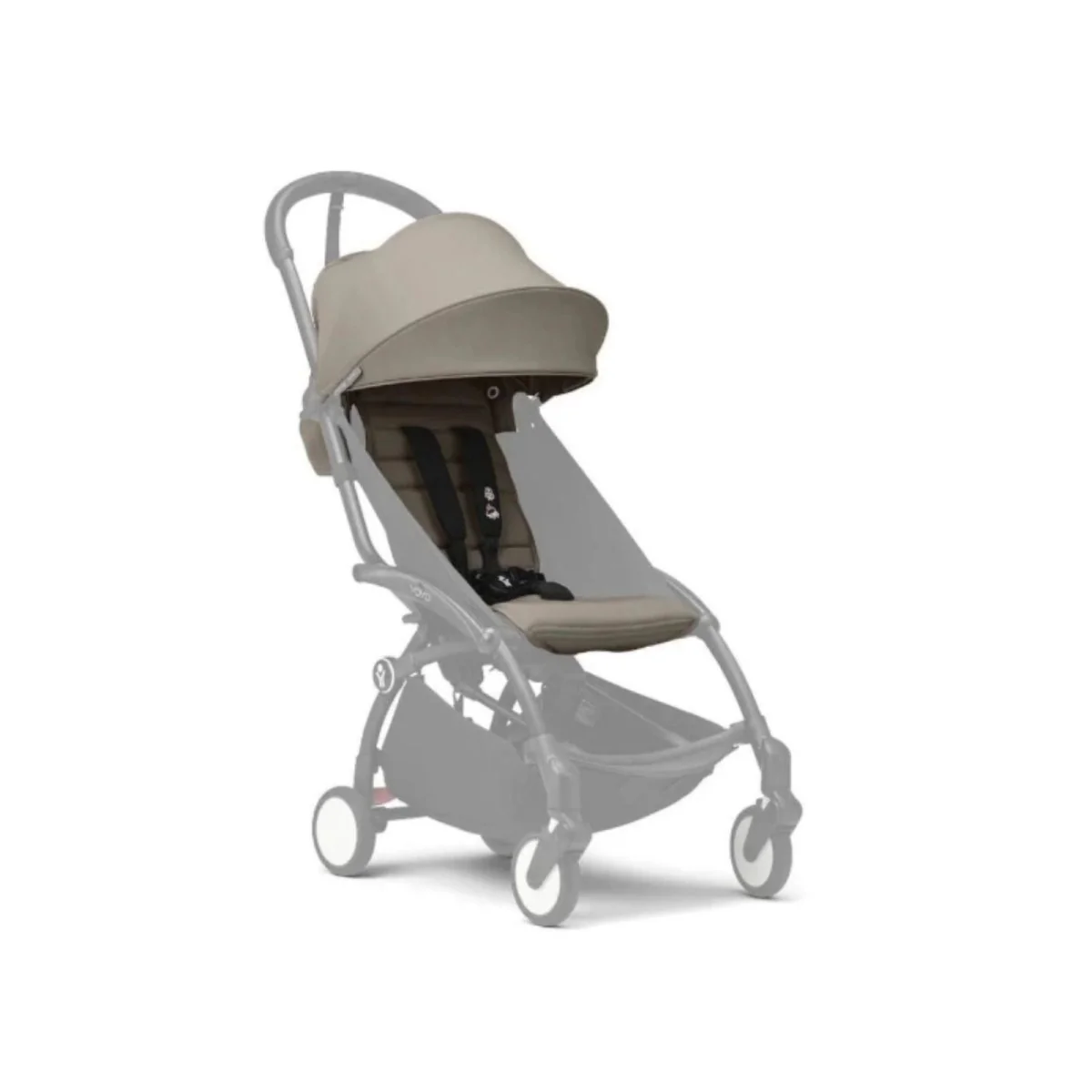 Stokke YOYO³ Stroller for Siblings - Taupe Color Pack & Black Frame - Image 2