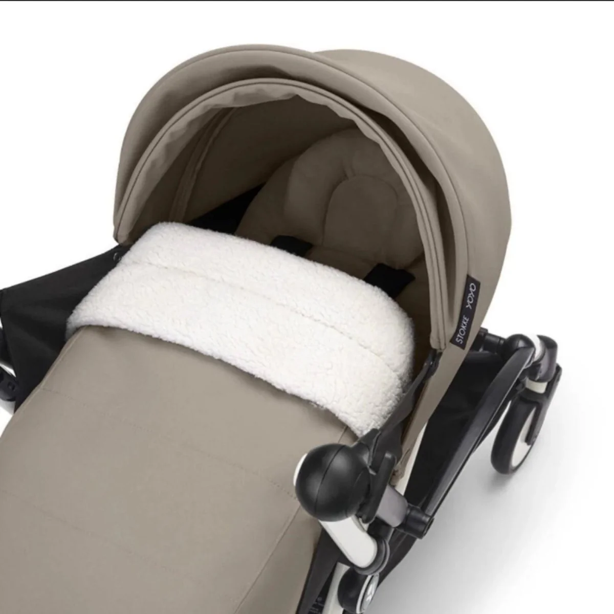 Stokke YOYO³ Stroller for Siblings - Taupe Color Pack & Black Frame - Image 9