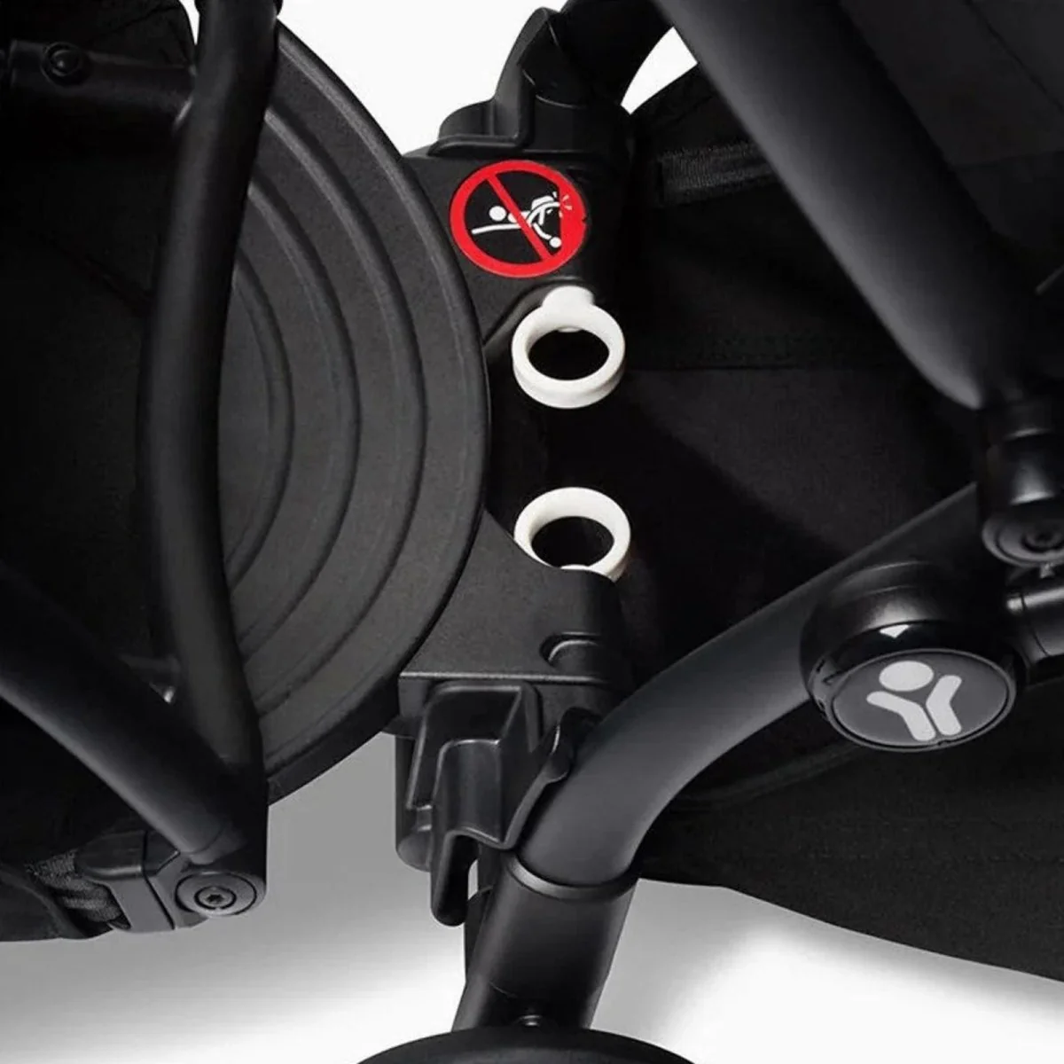 Stokke YOYO³ Stroller for Twins 0+ months - Taupe Color Pack & White Frame - Image 2
