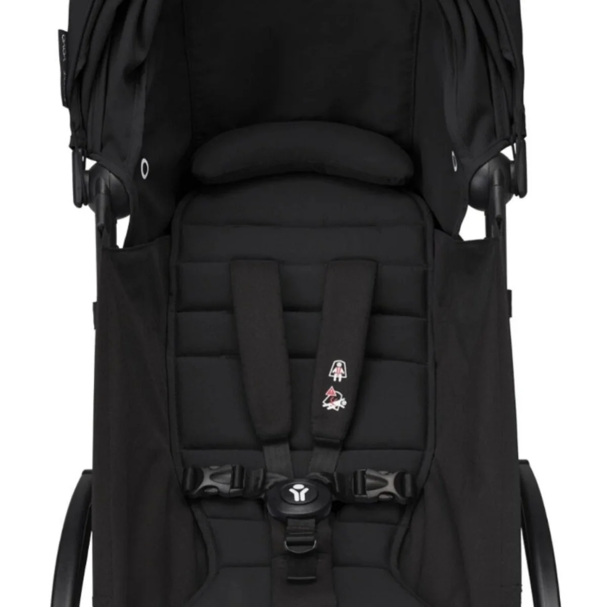 Stokke YOYO³ Stroller for Twins 6+ months - Black Color Pack & White Frame - Image 2