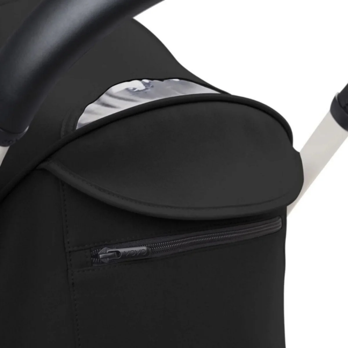Stokke YOYO³ Stroller for Twins 6+ months - Black Color Pack & White Frame - Image 6