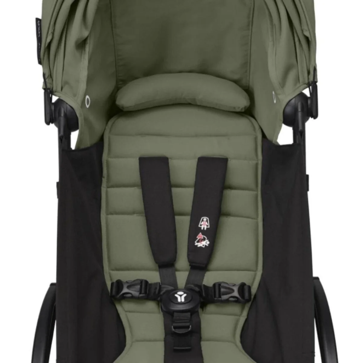 Stokke YOYO³ Stroller for Twins 6+ months - Olive Color Pack & Black Frame - Image 2