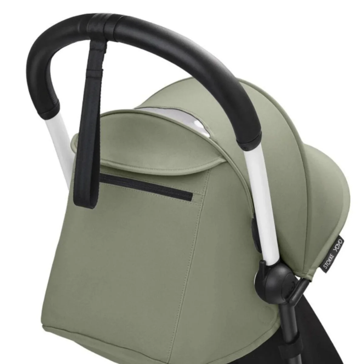 Stokke YOYO³ Stroller for Twins 6+ months - Olive Color Pack & Black Frame - Image 4