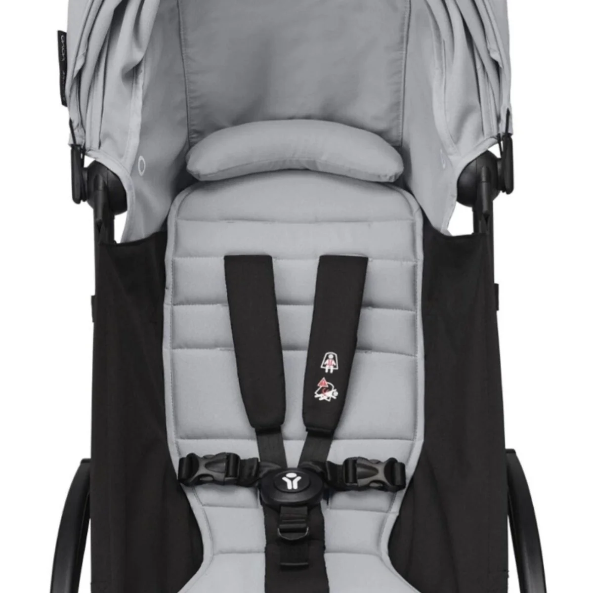 Stokke YOYO³ Stroller for Twins 6+ months - Stone Color Pack & White Frame - Image 2