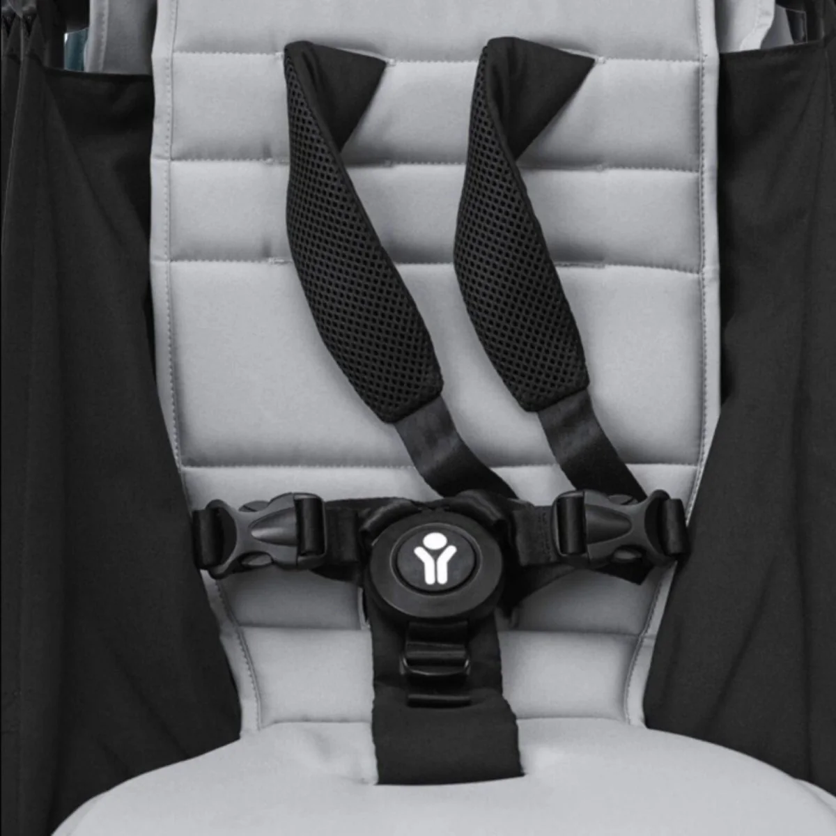 Stokke YOYO³ Stroller for Twins 6+ months - Stone Color Pack & White Frame - Image 3