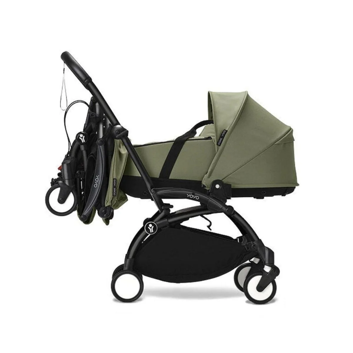 Stokke YOYO³ Stroller for Twins 0+ months - Black Color Pack & Black Frame - Image 3