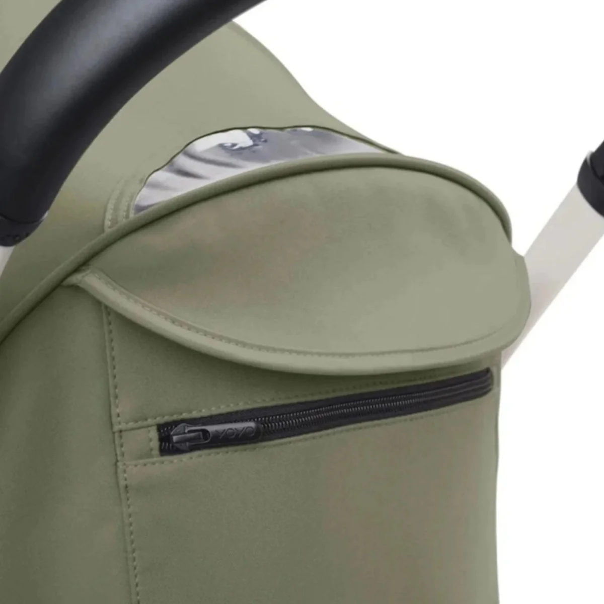 Stokke YOYO³ Stroller for Twins 6+ months - Olive Color Pack & White Frame - Image 6