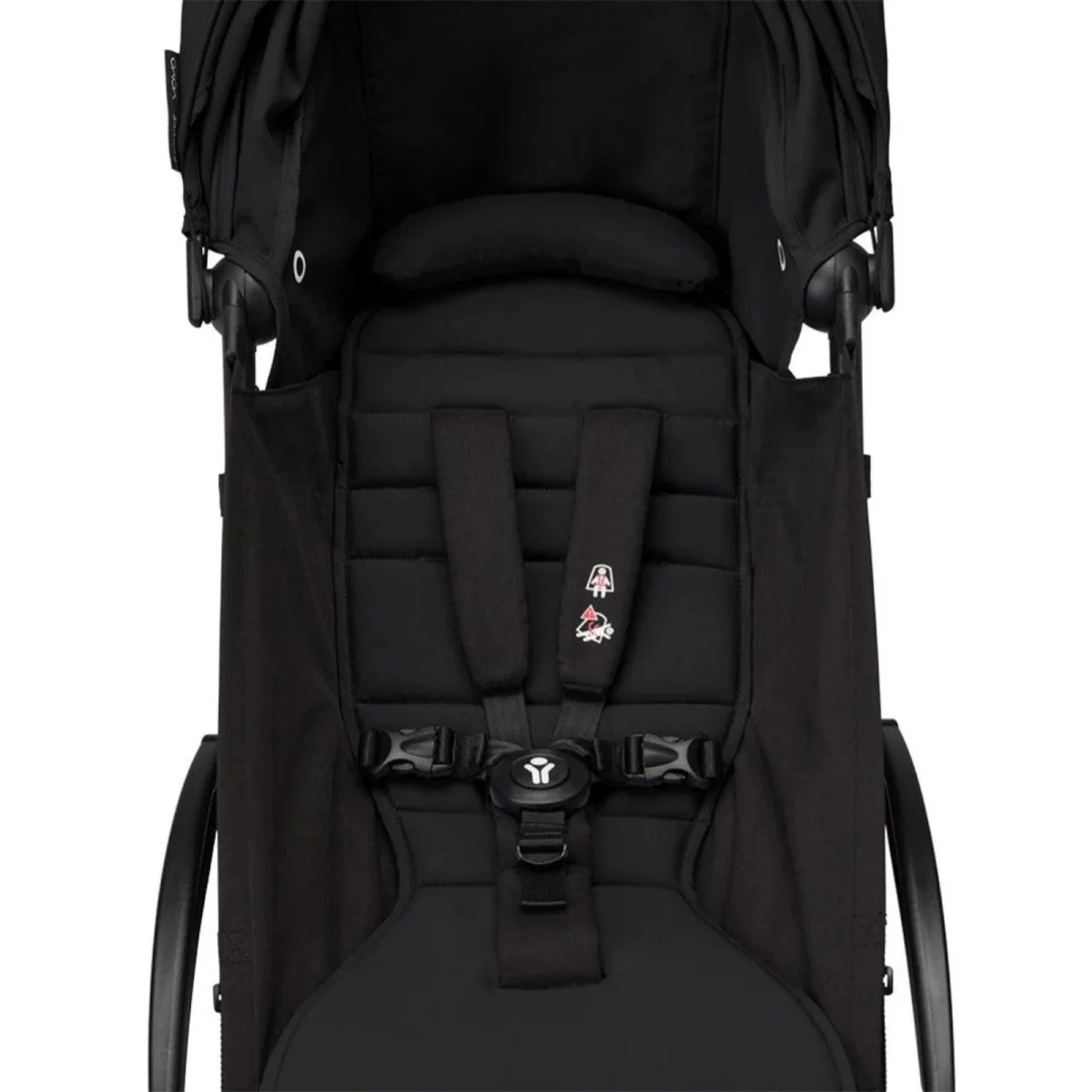 Stokke YOYO³ Stroller from 6 Months - 6+ Black Color Pack & White Frame - Image 2