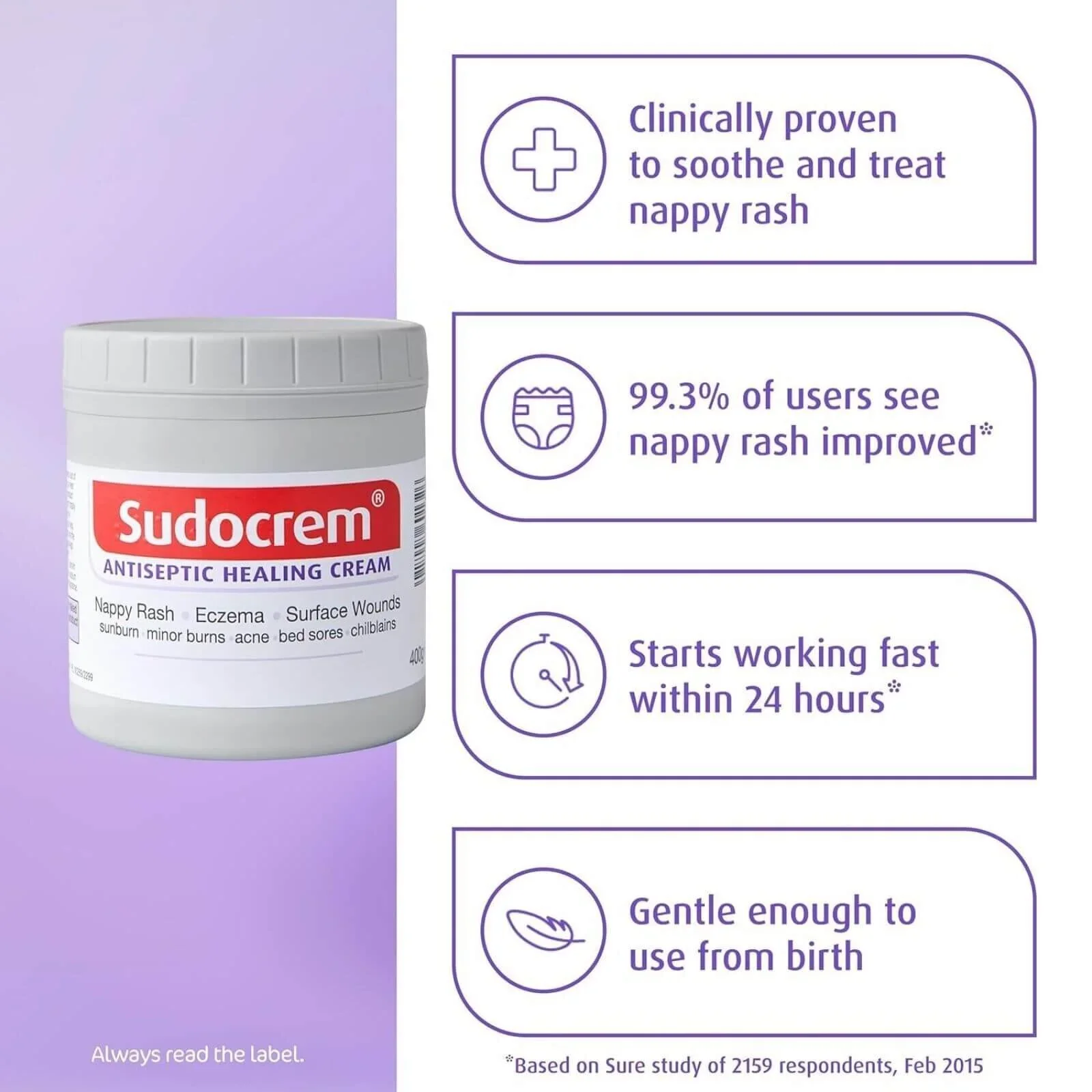 Sudocrem Antiseptic Healing Cream 400g - Image 2