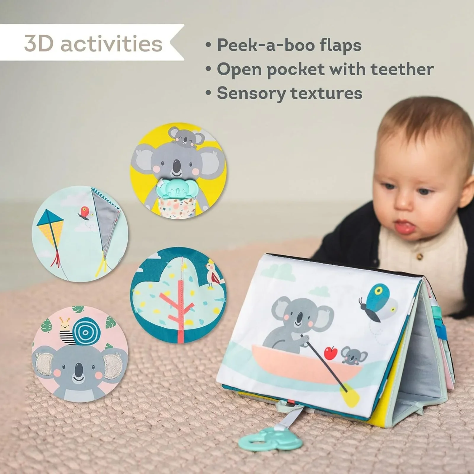 Taf Toys Kimmy Koala Tummy Time Book - Image 7