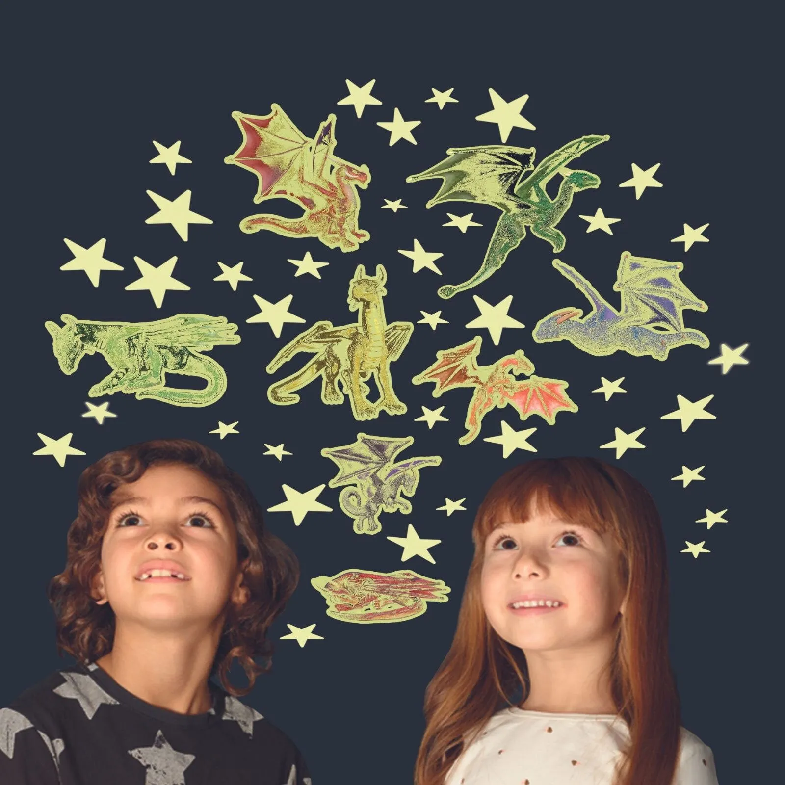 The Original Glowstars Company Glitter Stars & Dragons - Image 2
