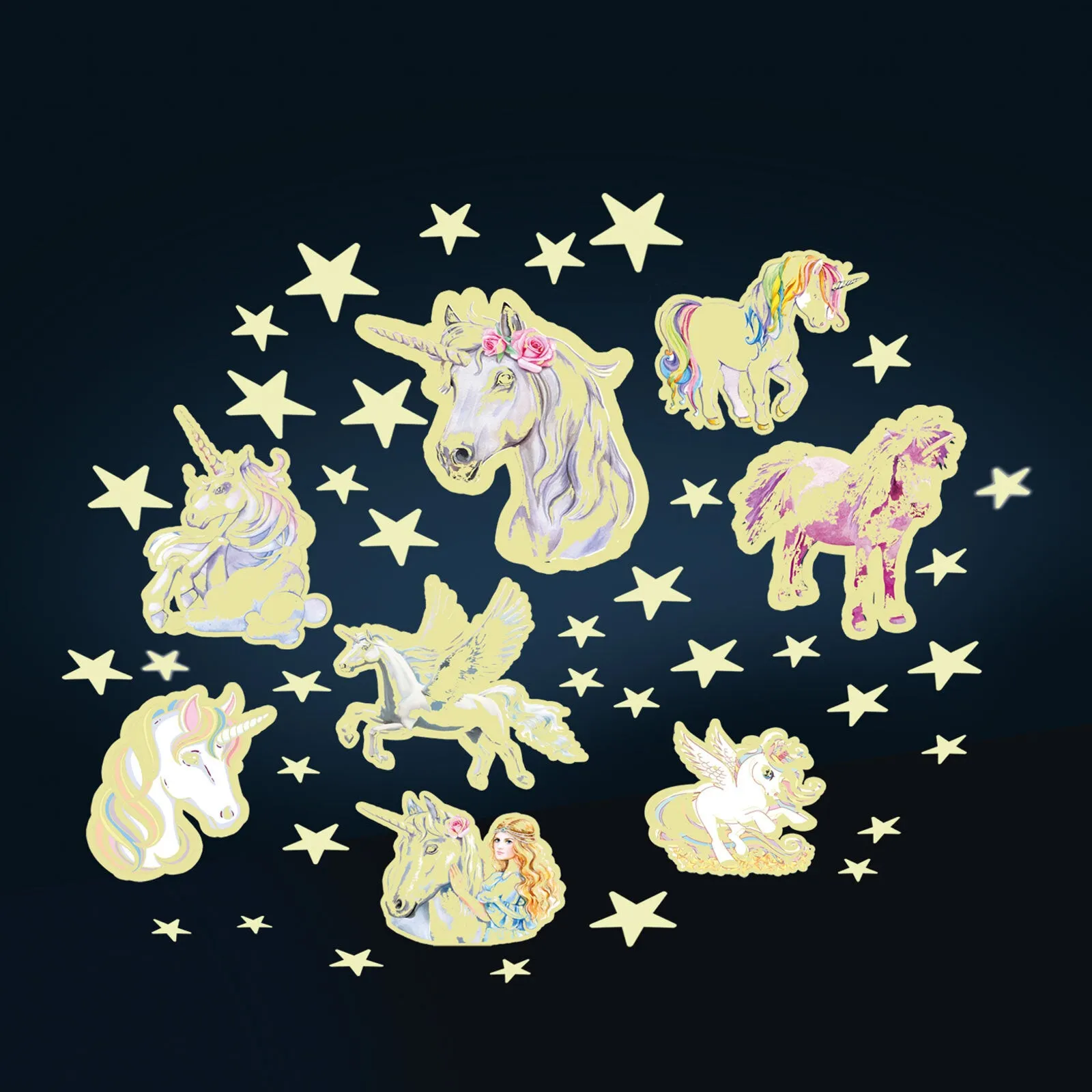 The Original Glowstars Company Glitter Stars & Unicorns - Image 3
