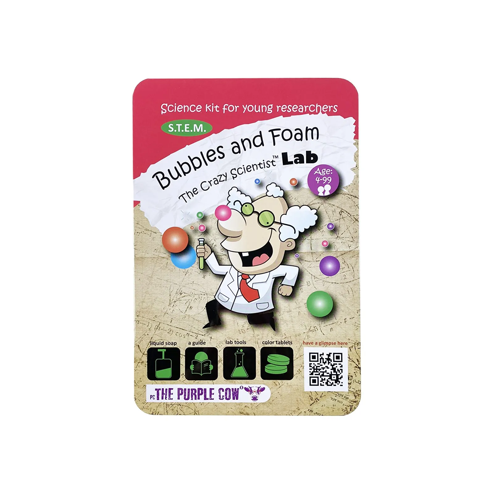 The Purple Cow Crazy Scientist LAB Bubbles & Foam - Image 2