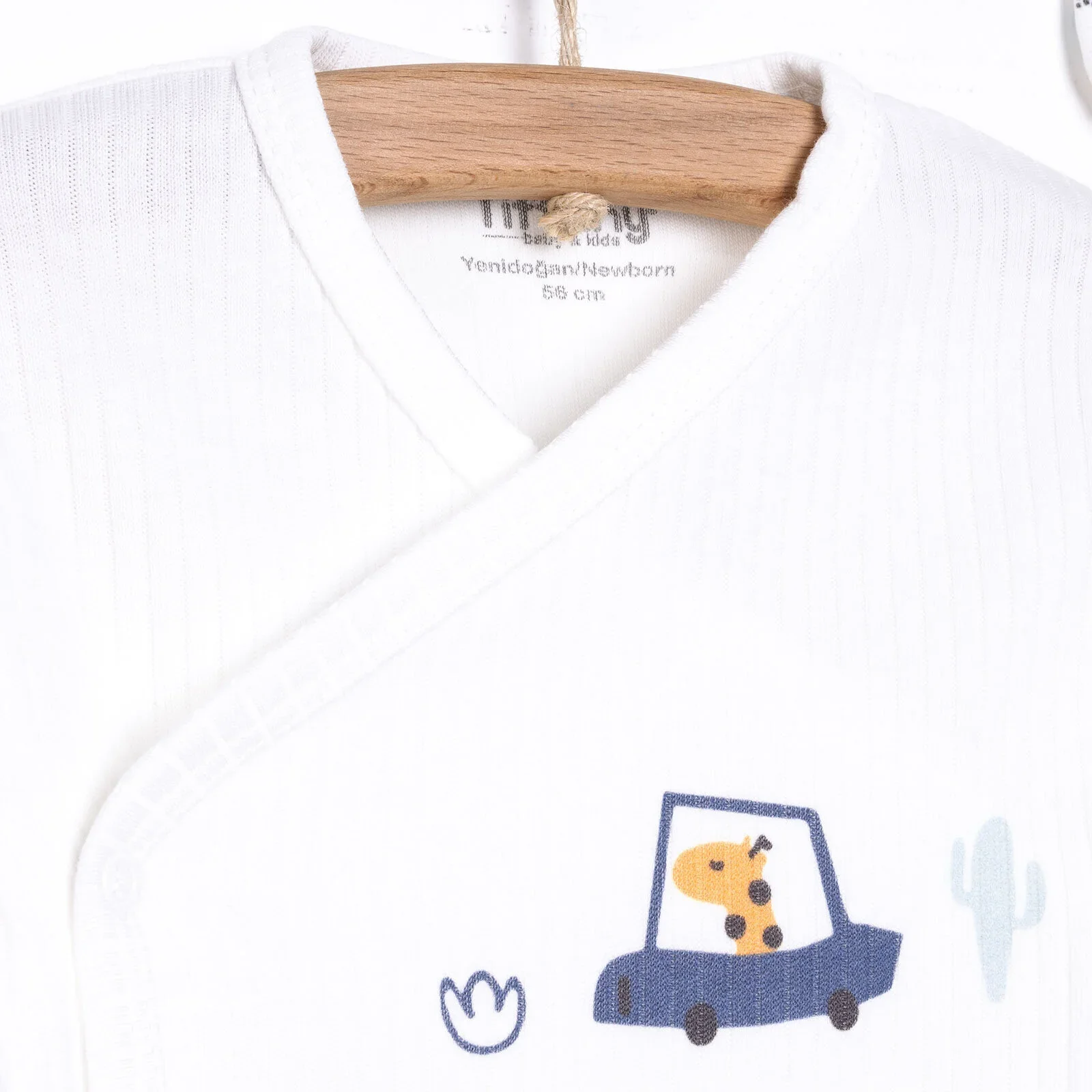 Tiffany Baby Boy Clothes Hanger 5 pcs - Ecru - Image 3