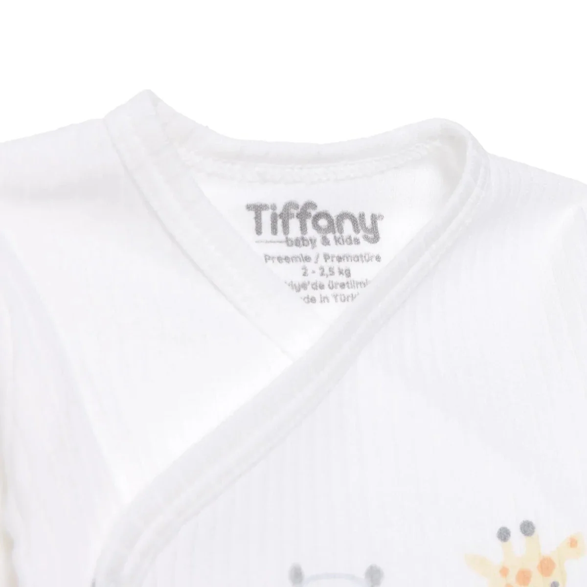 Tiffany 100% Cotton Tiny Baby Set - Ecru - Image 3