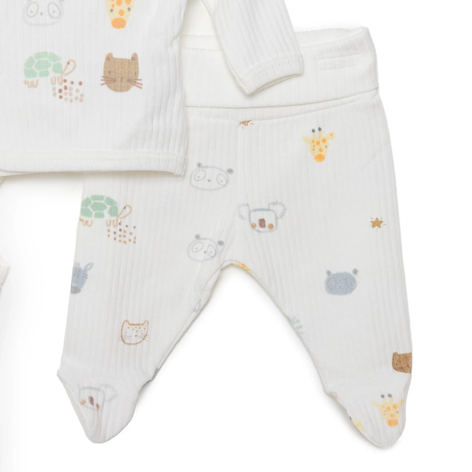 Tiffany 100% Cotton Tiny Baby Set - Ecru - Image 5