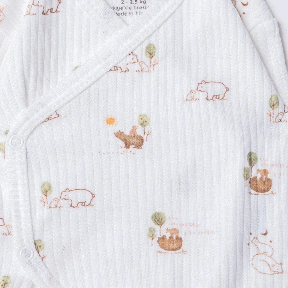 Tiffany 100% Cotton Tiny Baby Set - Ecru - Image 3