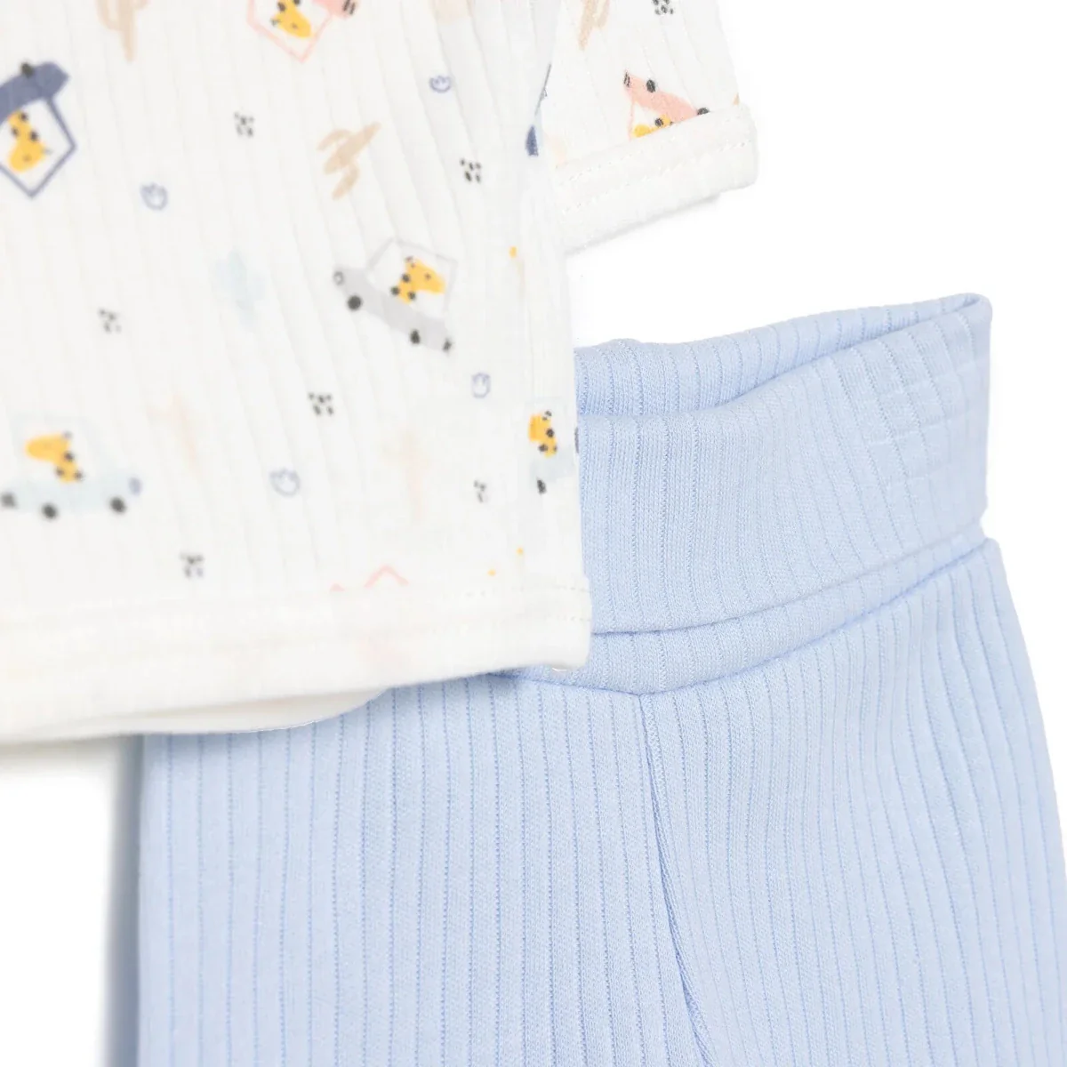 Tiffany 100% Cotton Tiny Baby Set - Ecru - Image 7