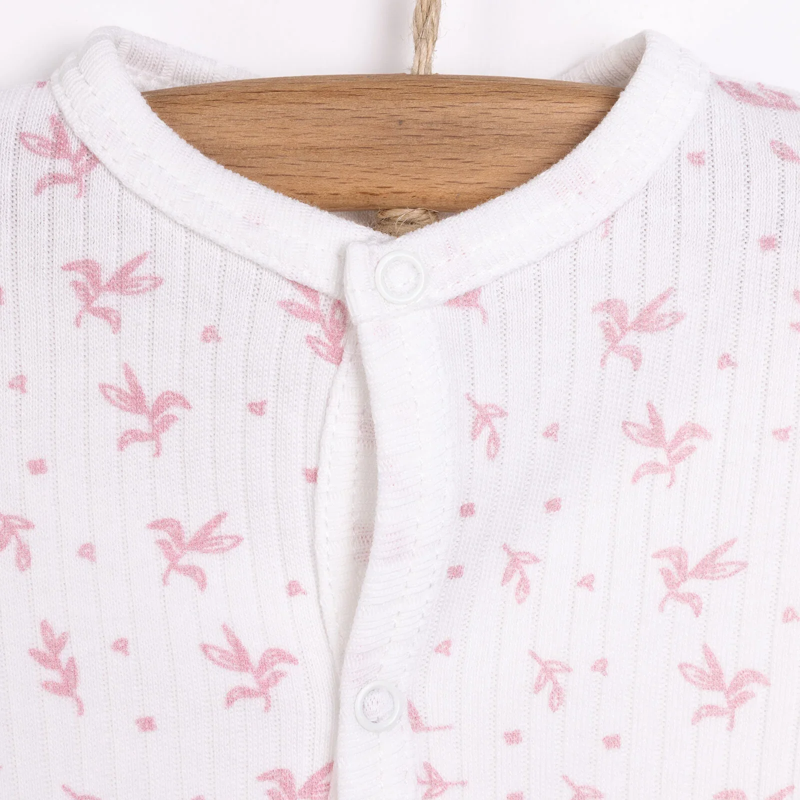 Tiffany 100% Cotton Tiny Baby Set - Ecru - Image 4