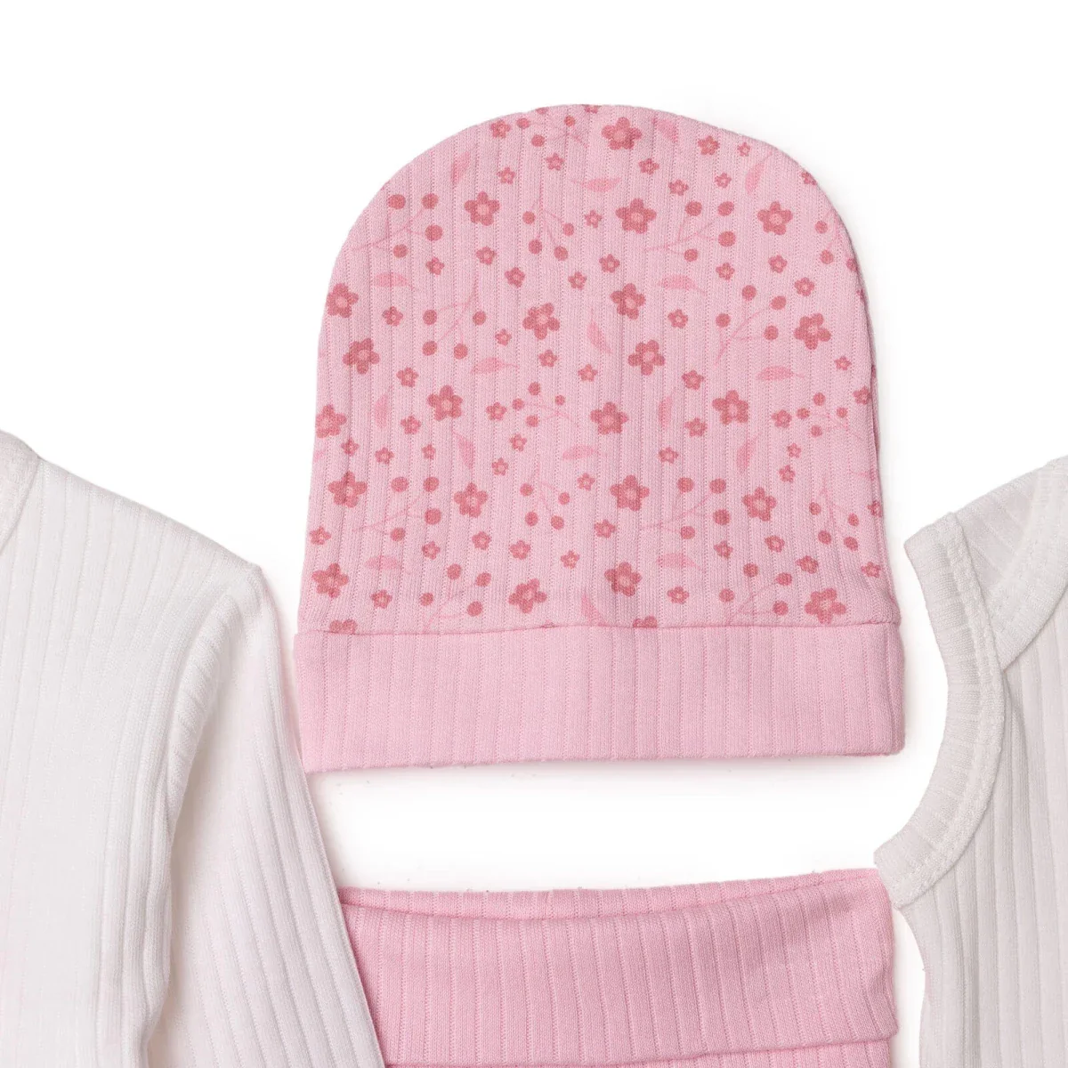 Tiffany 100% Cotton Tiny Baby Set - Ecru - Image 5
