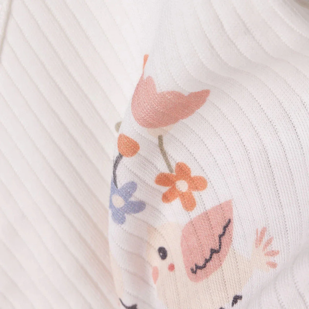 Tiffany 100% Cotton Tiny Baby Set - Ecru - Image 8