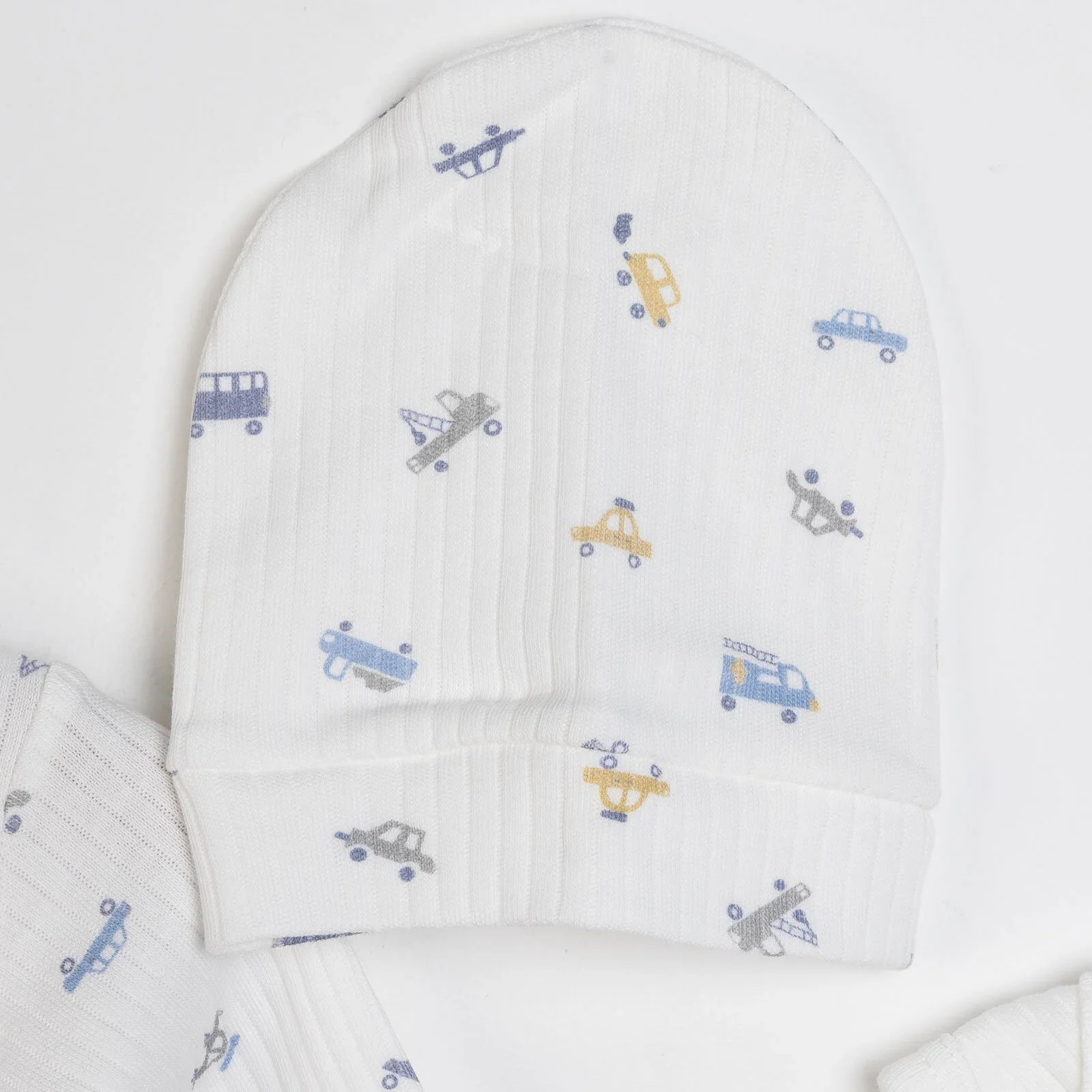 Tiffany 100% Cotton Tiny Baby Set - Ecru - Image 4