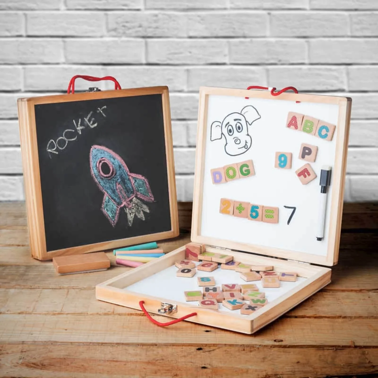 Tobar-Wooden 3-in-1 Activity Case - Image 2