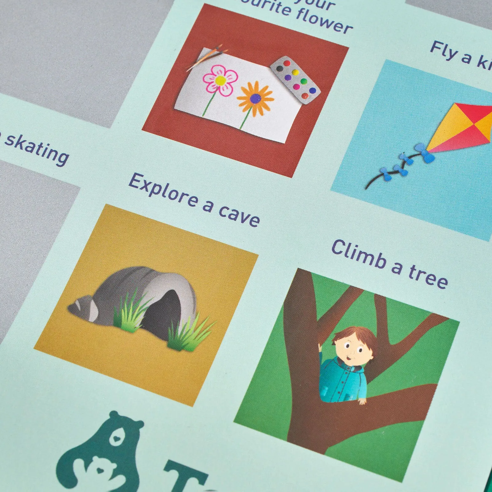 Toddle born Wild A2 100 Activity Bucket List Poster - Image 4