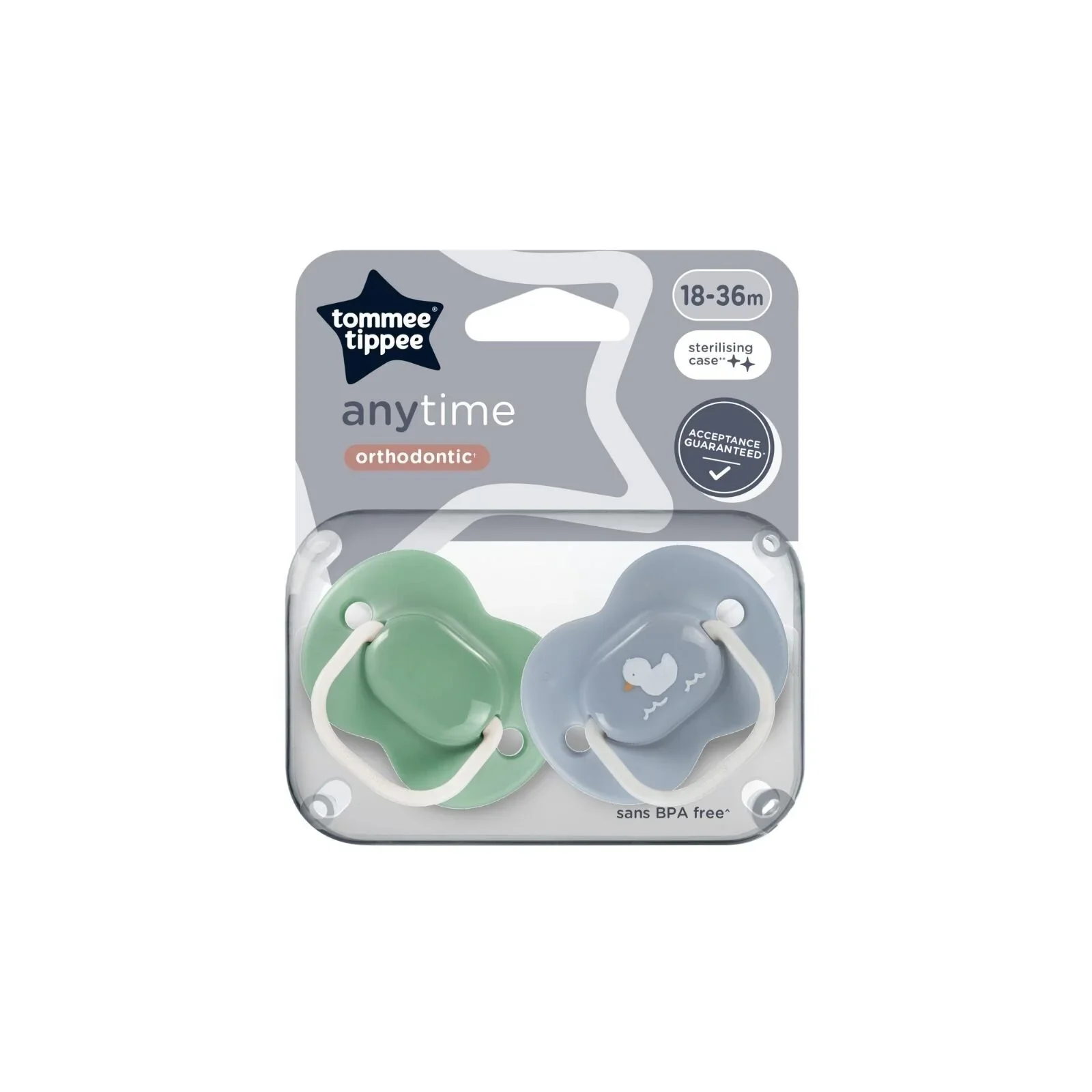 Tommee Tippee Anytime Soother 18-36 months Pack of 2 Assorted - Image 4