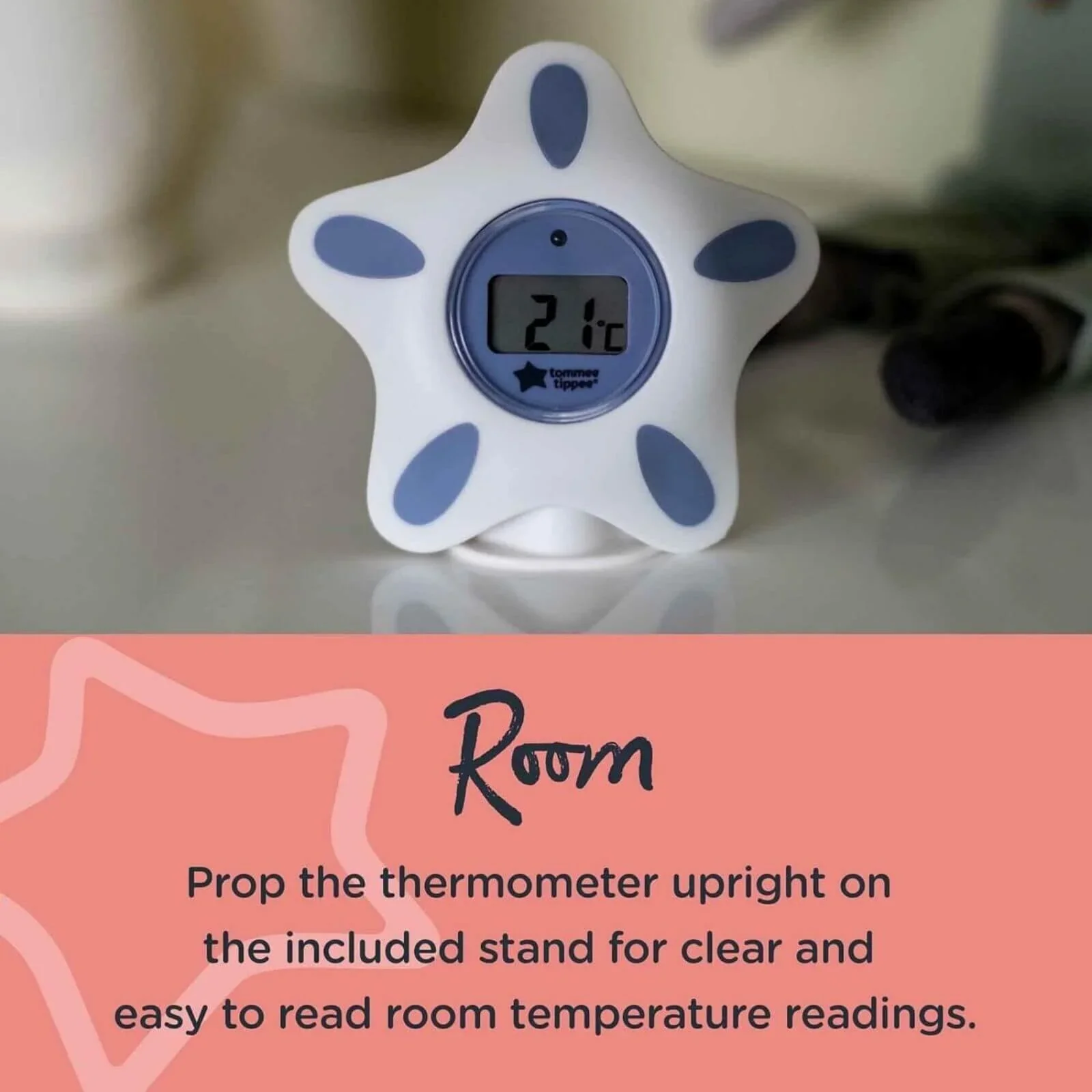 Tommee Tippee Closer to Nature Bath and Room Thermometer - Image 4