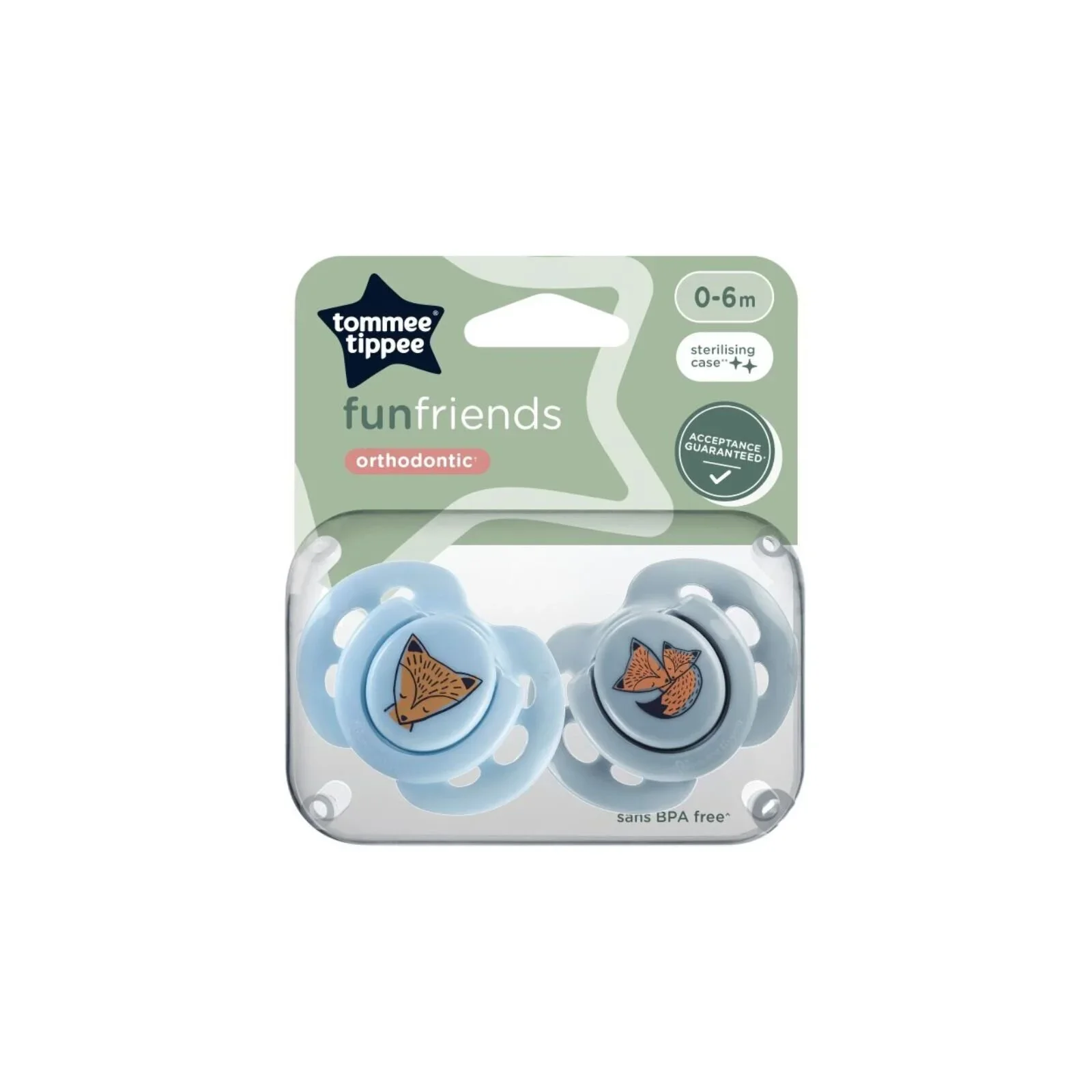 Tommee Tippee Fun Style Soother 0-6 months Pack of 2 Assorted - Image 6