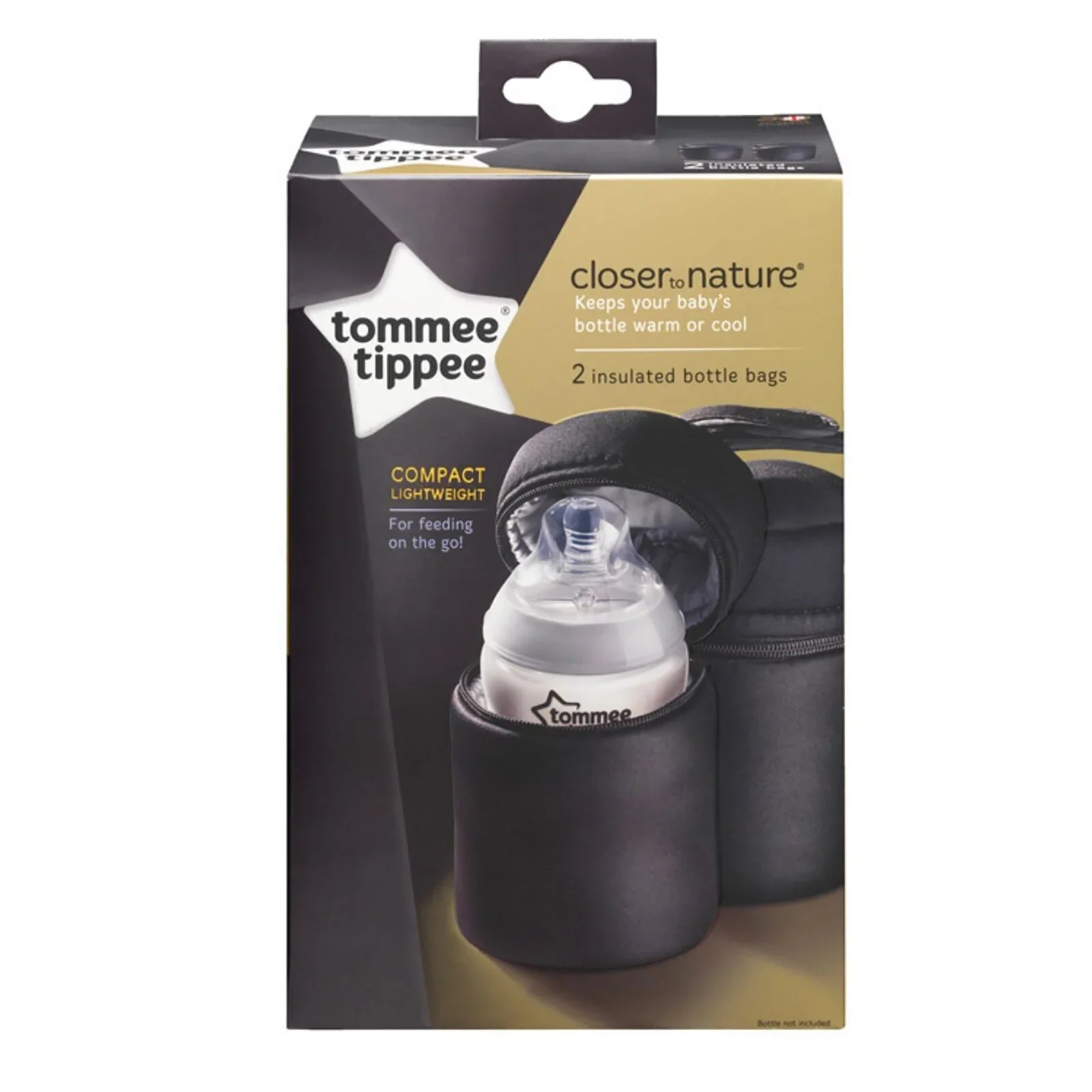 Tommee Tippee Closer to Nature Insulated Bottle Bags Pack of 2 - Image 2