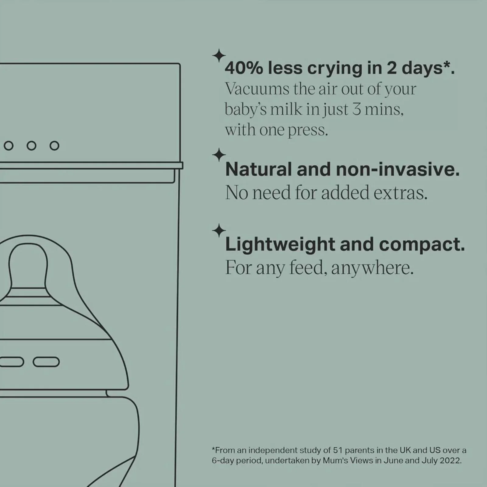Tommee Tippee Colic Soothe Milk Air Remover - Image 6