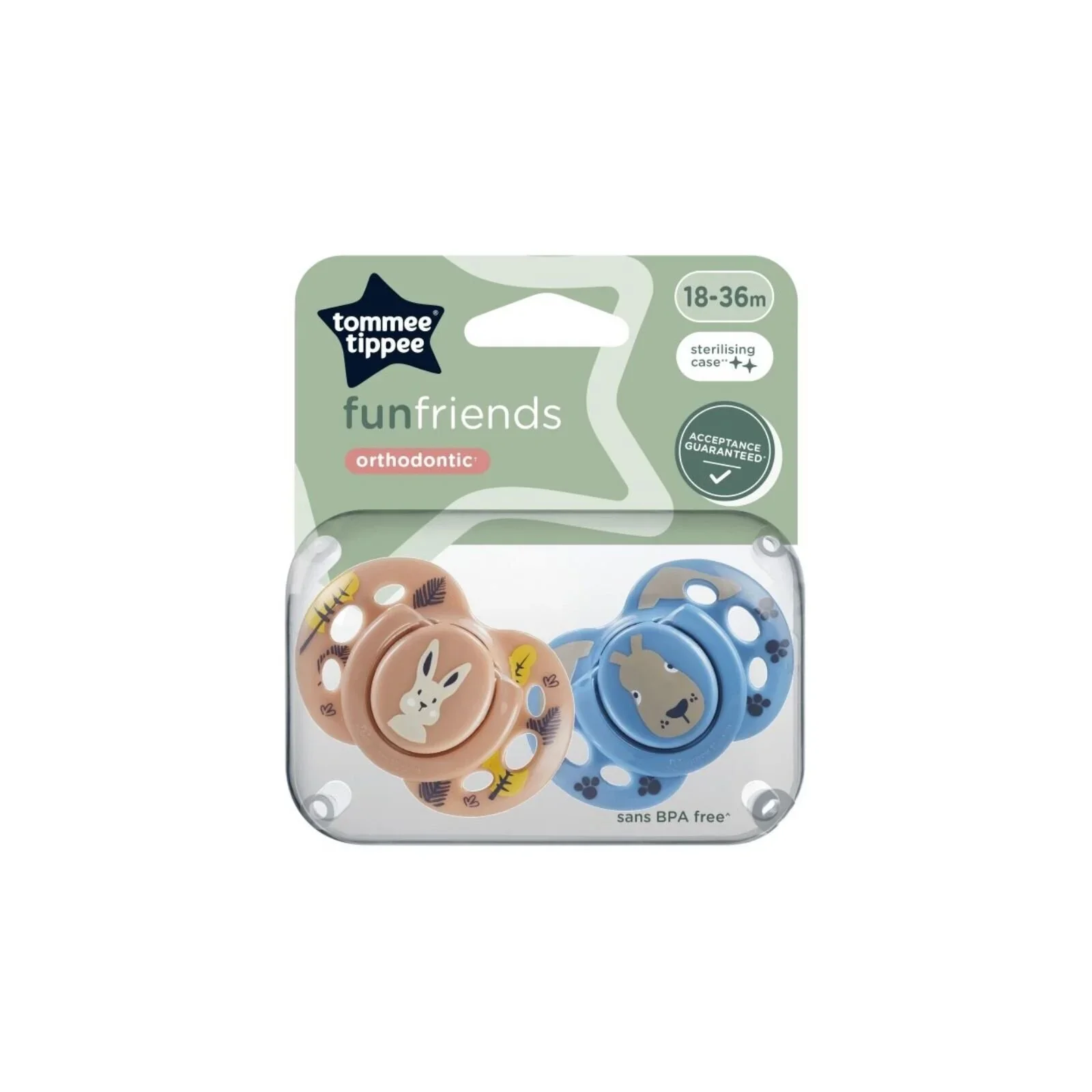 Tommee Tippee Fun Style Soother 18-36 months Pack of 2 Assorted - Image 6