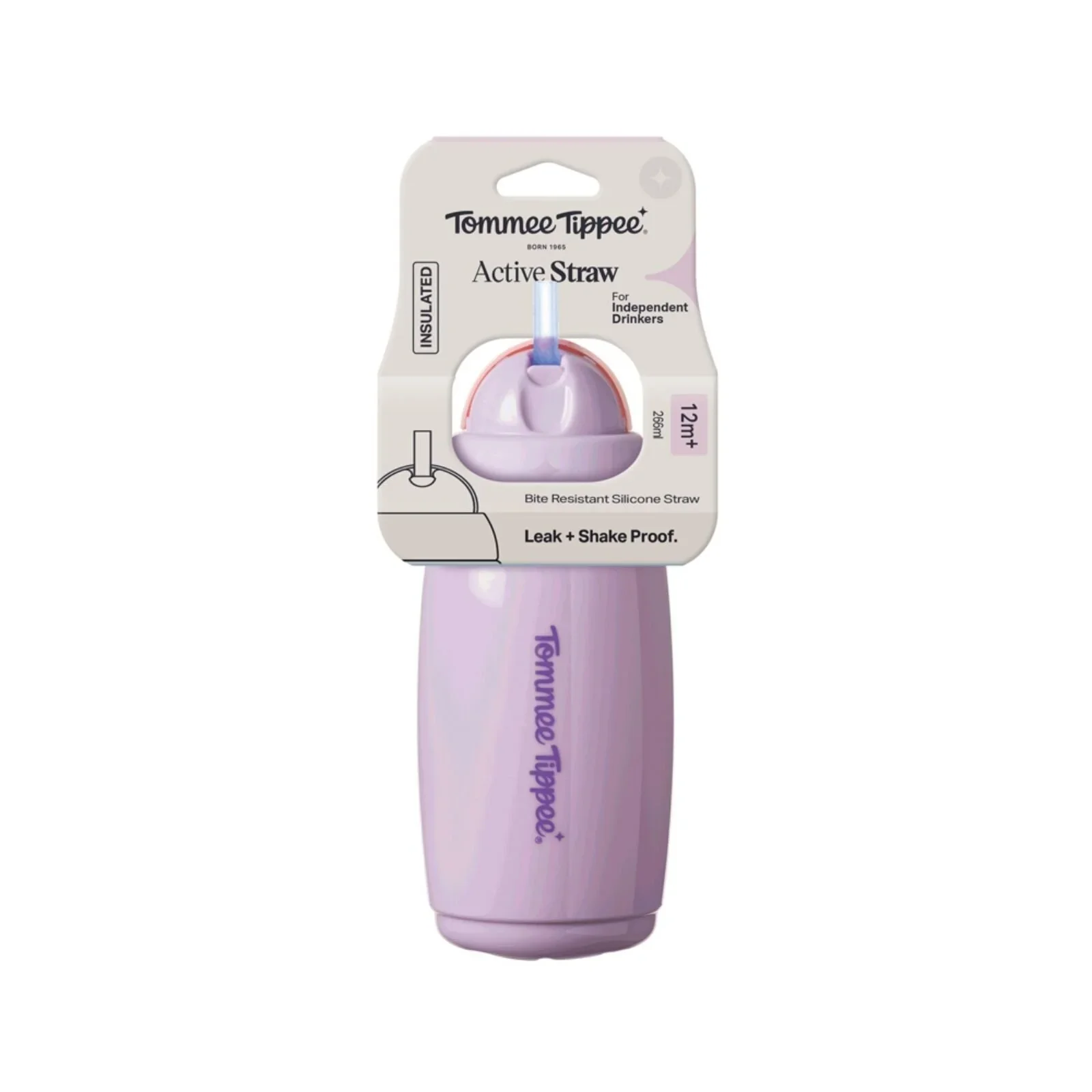 Tommee Tippee Insulated Straw 266ml 12m+ - Assorted - Image 5