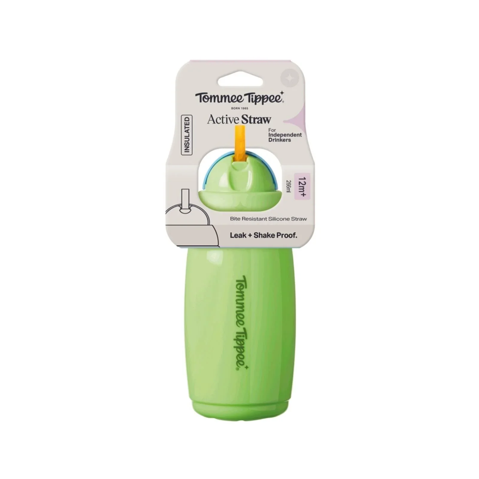 Tommee Tippee Insulated Straw 266ml 12m+ - Assorted - Image 7