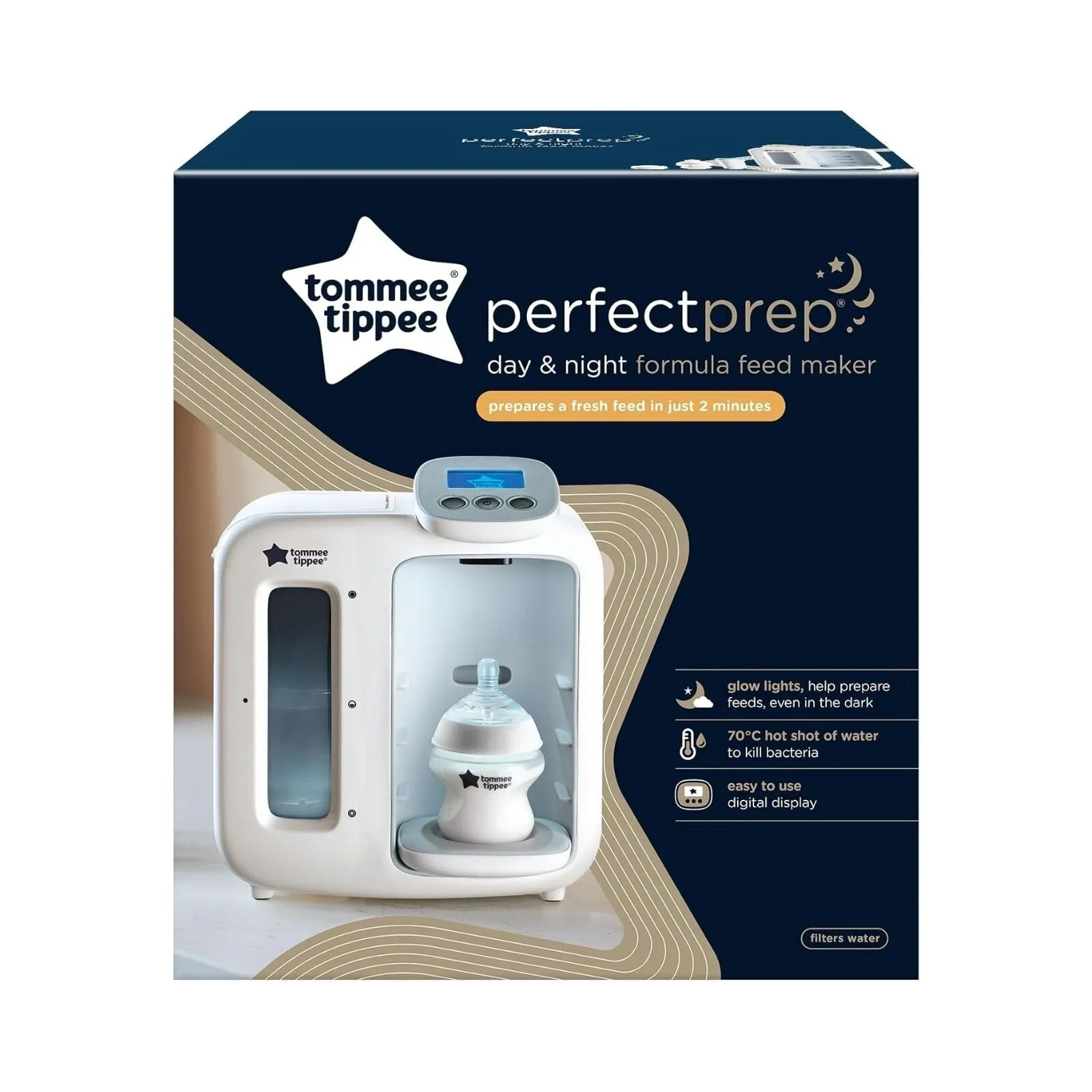 Tommee Tippee Perfect Prep Day & Night - White - Image 3