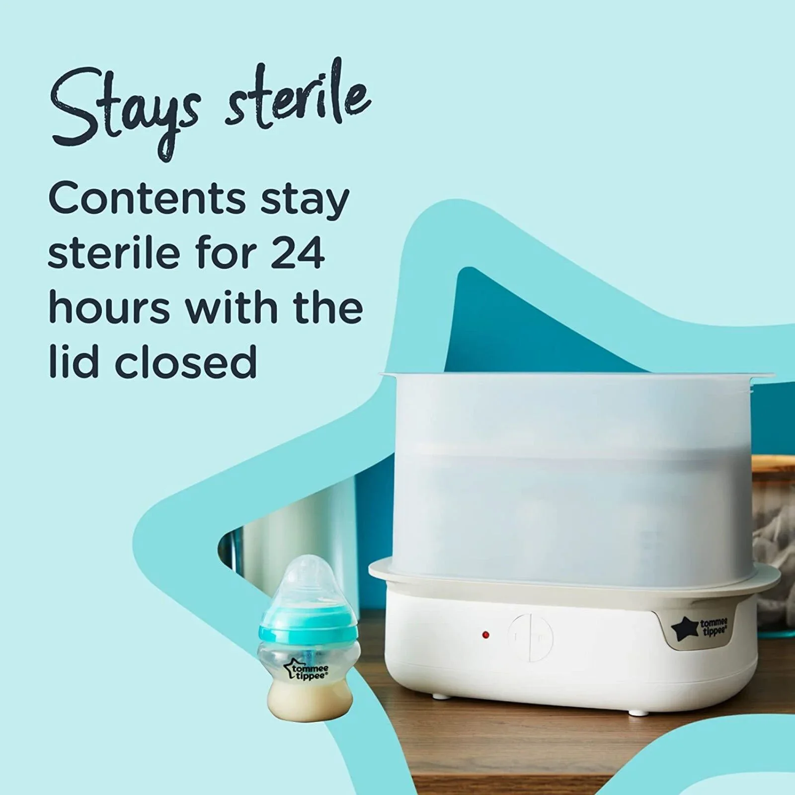 Tommee Tippee Super Steam Steriliser - White - Image 6