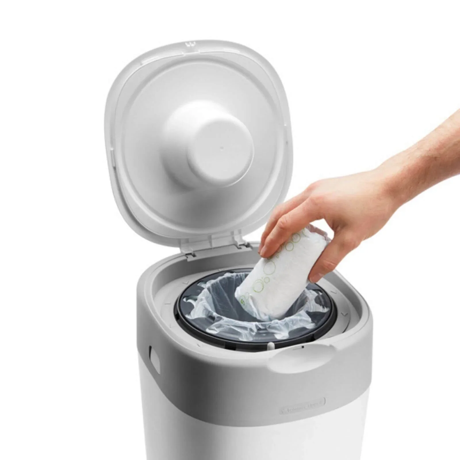 Tommee Tippee Twist & Click Nappy Disposal Tub - White - Image 7