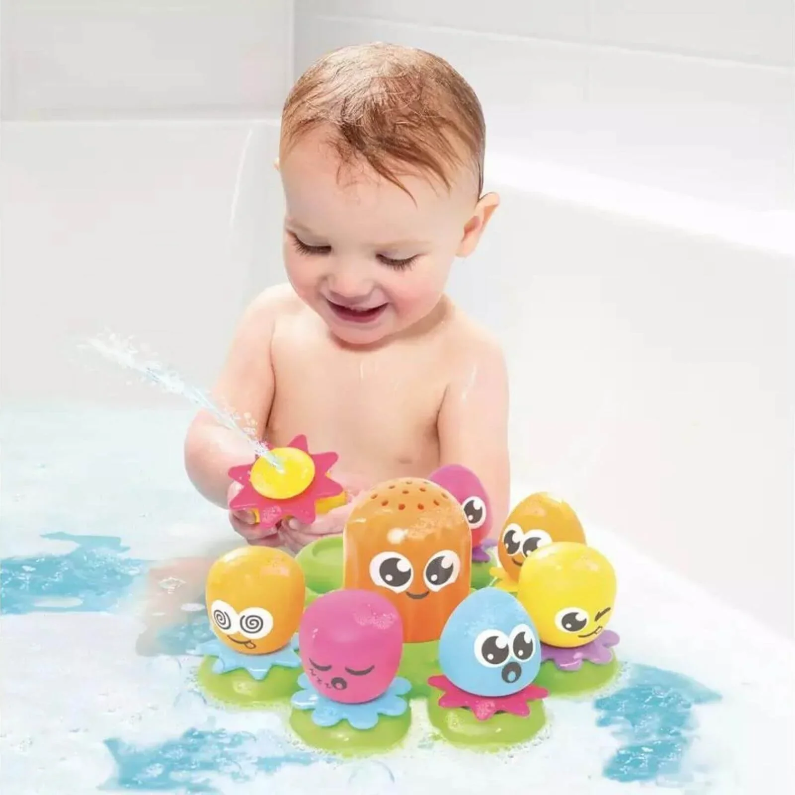 TOMY Toomies Octopals Number Sorting Baby Bath Toy - Image 3