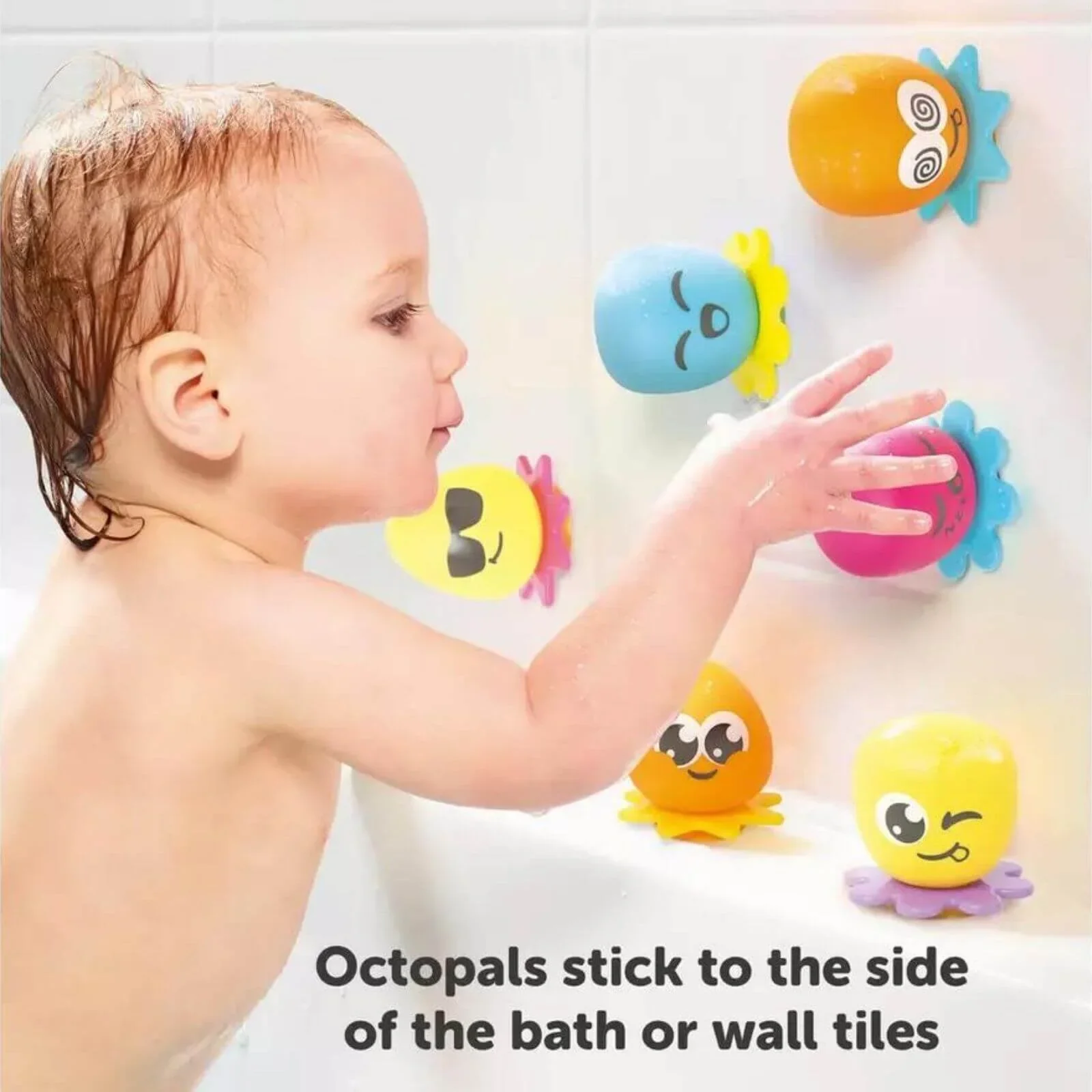 TOMY Toomies Octopals Number Sorting Baby Bath Toy - Image 8