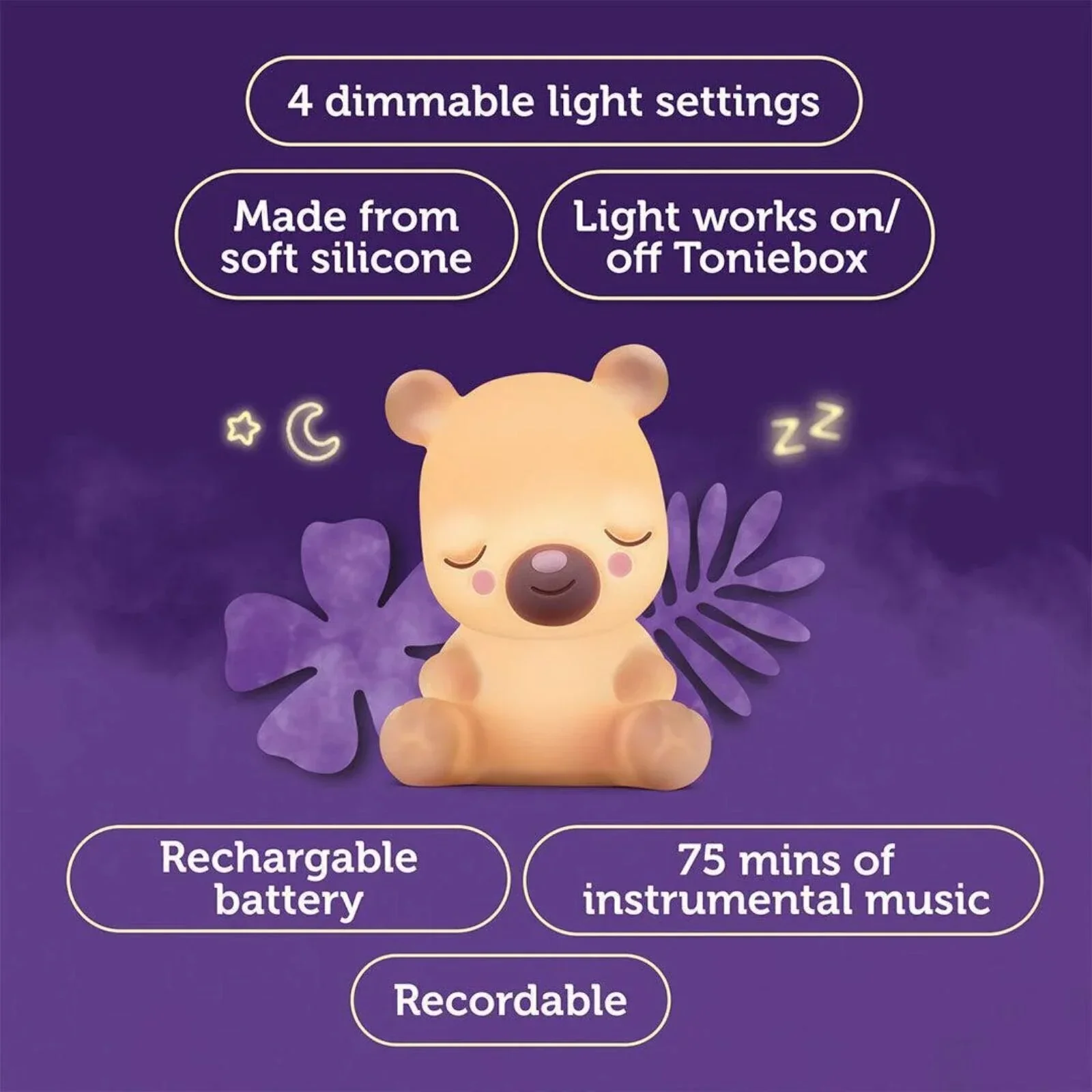 Tonies Night Light Tonie Audio Play - Sleepy Bear - Image 3