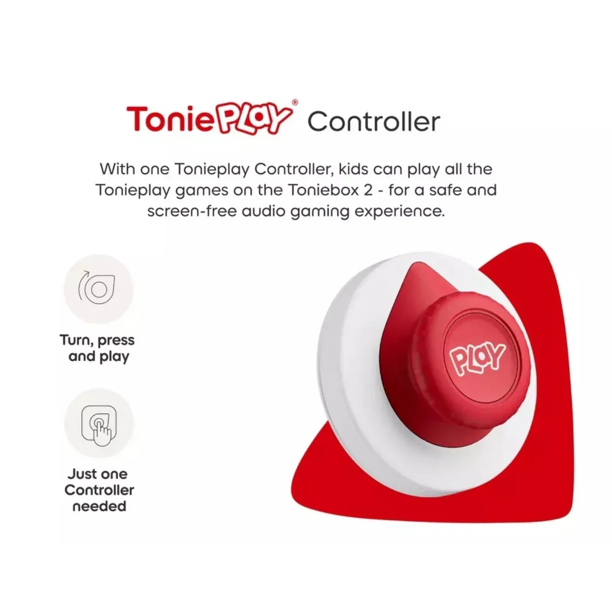 Tonies Tonieplay Controller - Sunset Red - Image 3
