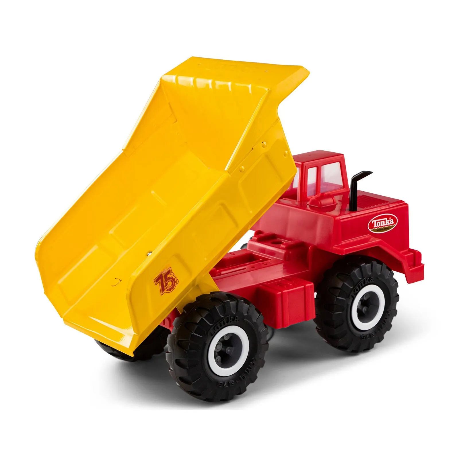 Tonka Steel Classics - 1968 Mighty Dump 75th Anniversary Edition - Red & Yellow - Image 3